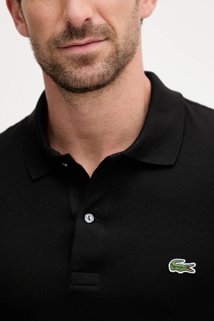 Lacoste longsleeve bawełniany PH4013 czarny