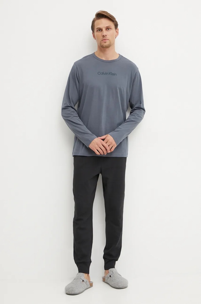 Tričko Calvin Klein Underwear 000NM2771E šedá SS26