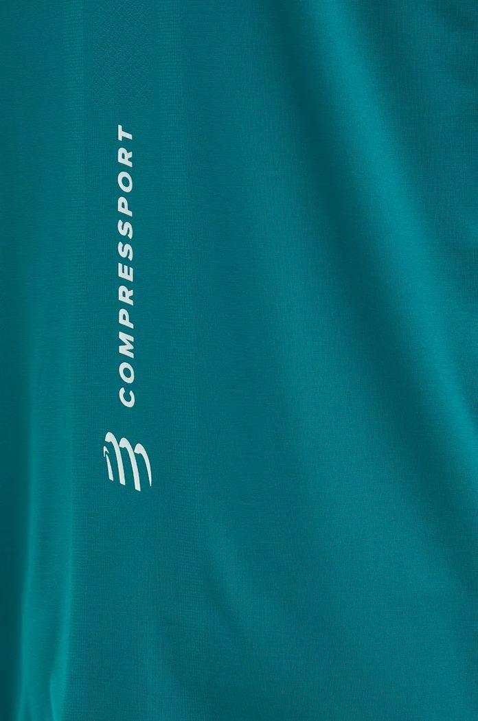 Běžecké triko s dlouhým rukávem Compressport Performance ATSM494 tyrkysová