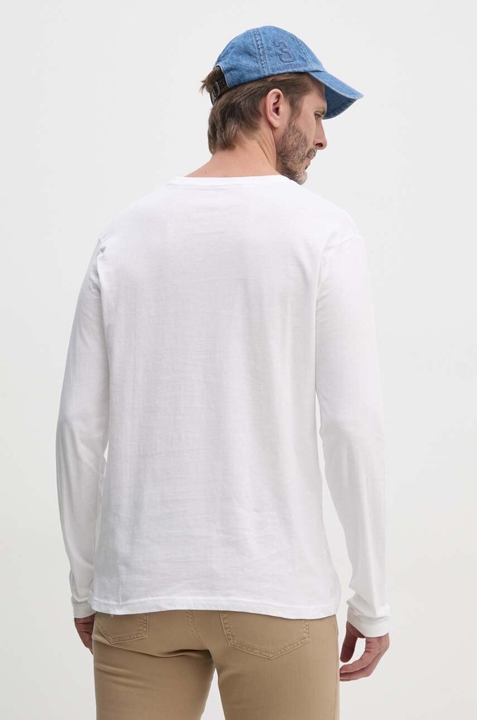 Odzież Tommy Hilfiger longsleeve bawełniany 3-pack UM0UM03378 biały