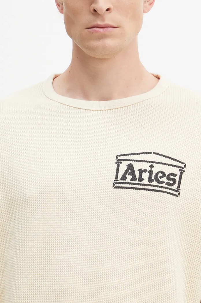 Aries pamut pulóver Waffle bézs AR4066602