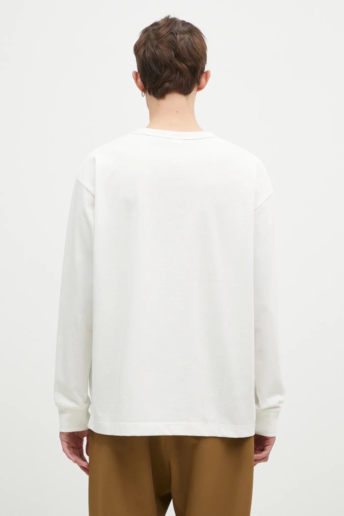 Oblečení Tričko s dlouhým rukávem Nanga Eco Hybrid Box Logo Longsleeve NW2431.1E150.A bílá