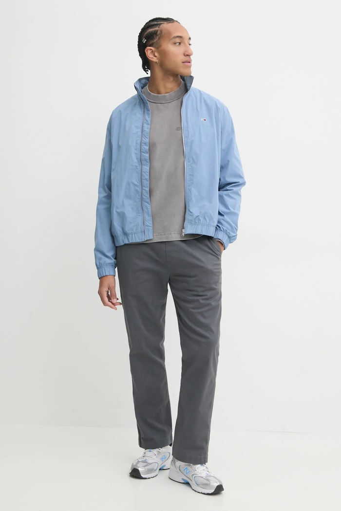 Abercrombie & Fitch longsleeve bawełniany KI123.4080.140 szary AW24