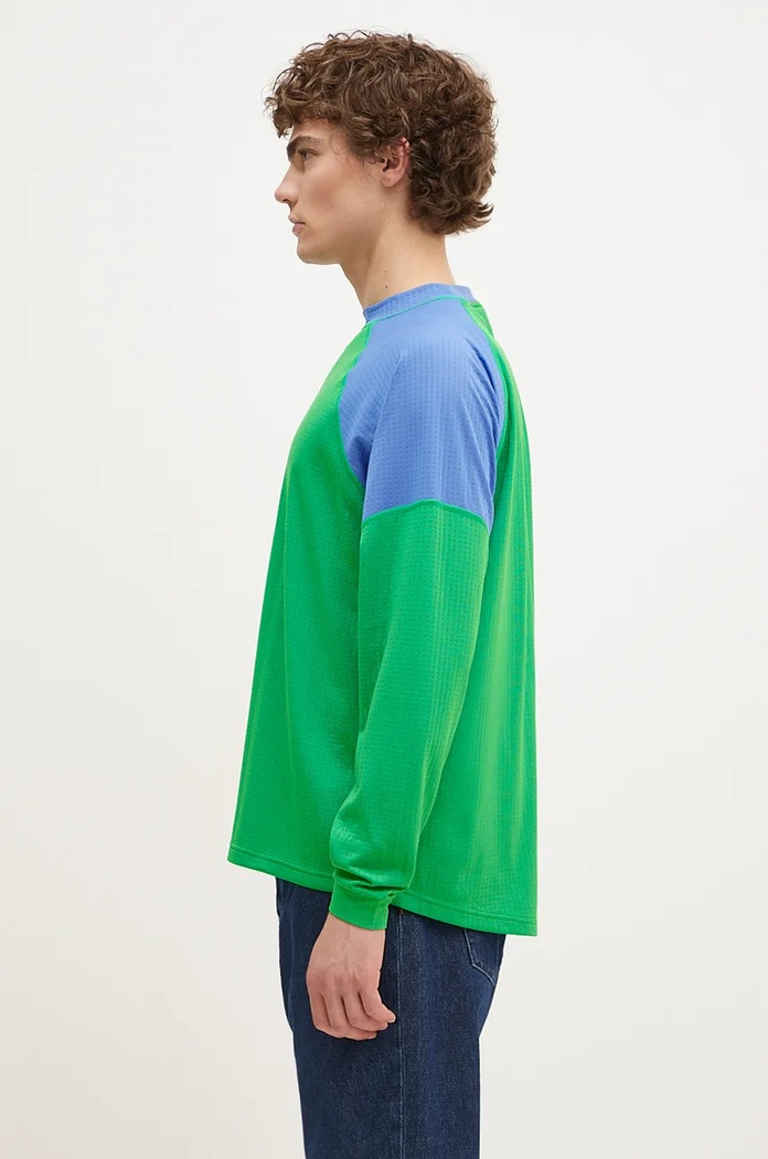 The North Face camicia a maniche lunghe TNF x Yinka Ilori NF0A89GMPO81 verde AW24