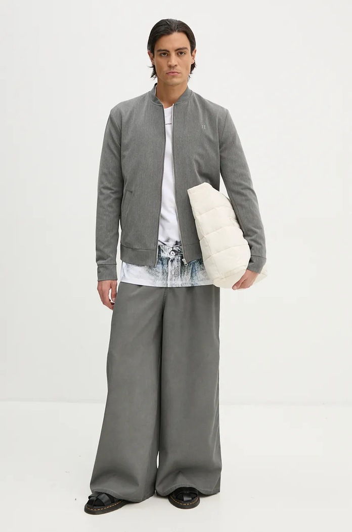 Longsleeve din bumbac YP TROMPE L'OEIL LONG SLEEVE T-SHIRT Y/Project 204TS021 alb