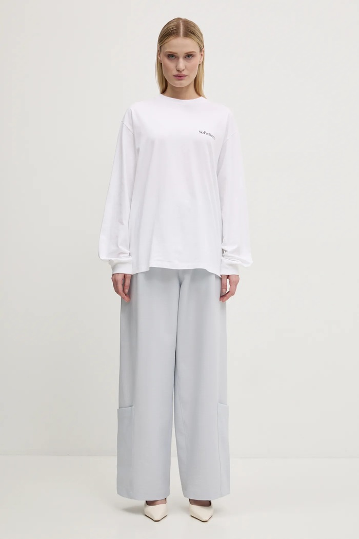 No Problemo cotton longsleeve top Mini Problemo Longleeve Tee NP60029.02