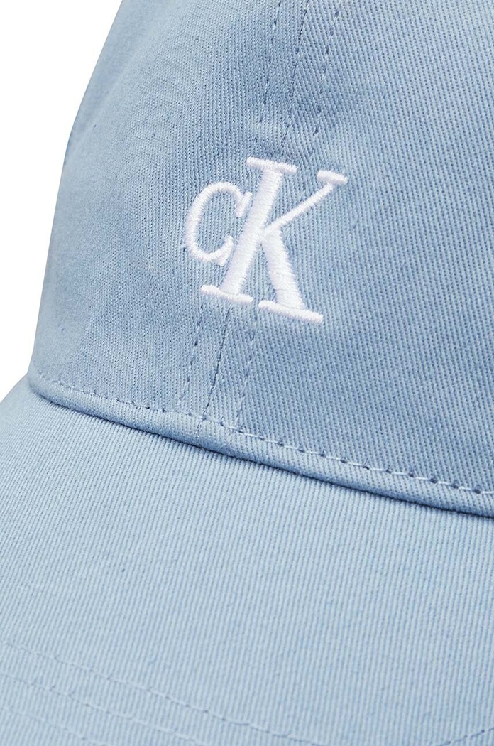 Dečki Otroška bombažna bejzbolska kapa Calvin Klein Jeans IU0IU00150.9BYH modra