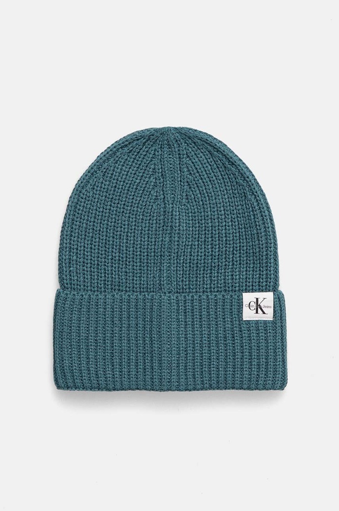 Calvin Klein Jeans czapka dziecięca IU0IU00440.9BYH zielony AW24