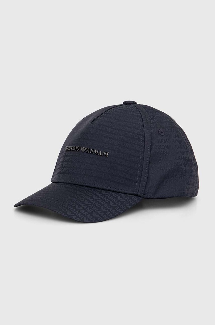 Dětská baseballová čepice Emporio Armani 404703.4F575 námořnická modř AW24