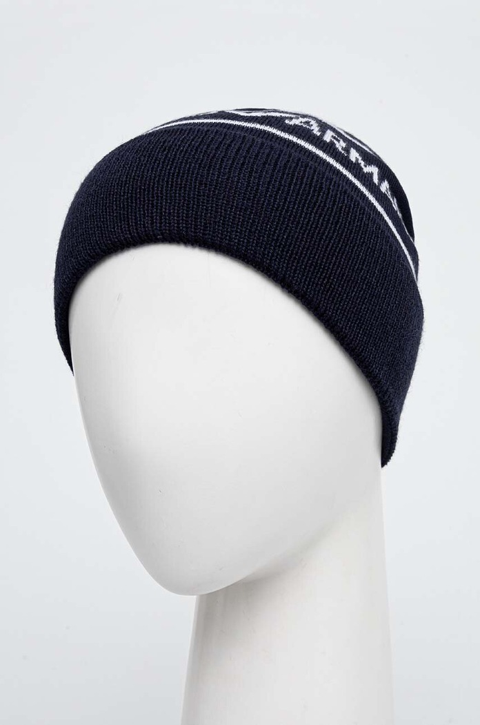 Dětská vlněná čepice Emporio Armani 404707.4F490 námořnická modř AW24