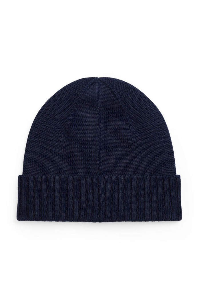 Detská vlnená čiapka Polo Ralph Lauren 323953204001 tmavomodrá AW25