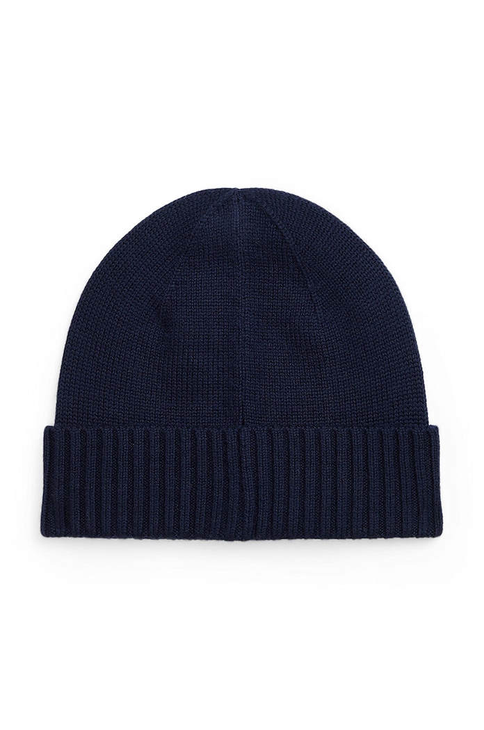 Detská vlnená čiapka Polo Ralph Lauren 323953204001 tmavomodrá AW25