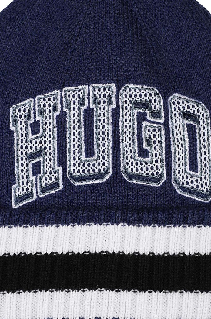 Dječaci Dječja kapa HUGO G00286. mornarsko plava