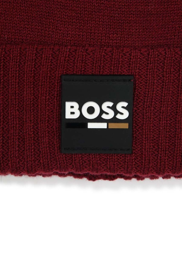 Αγορίστικα Παιδικός σκούφος BOSS J51566.56.58 κόκκινο