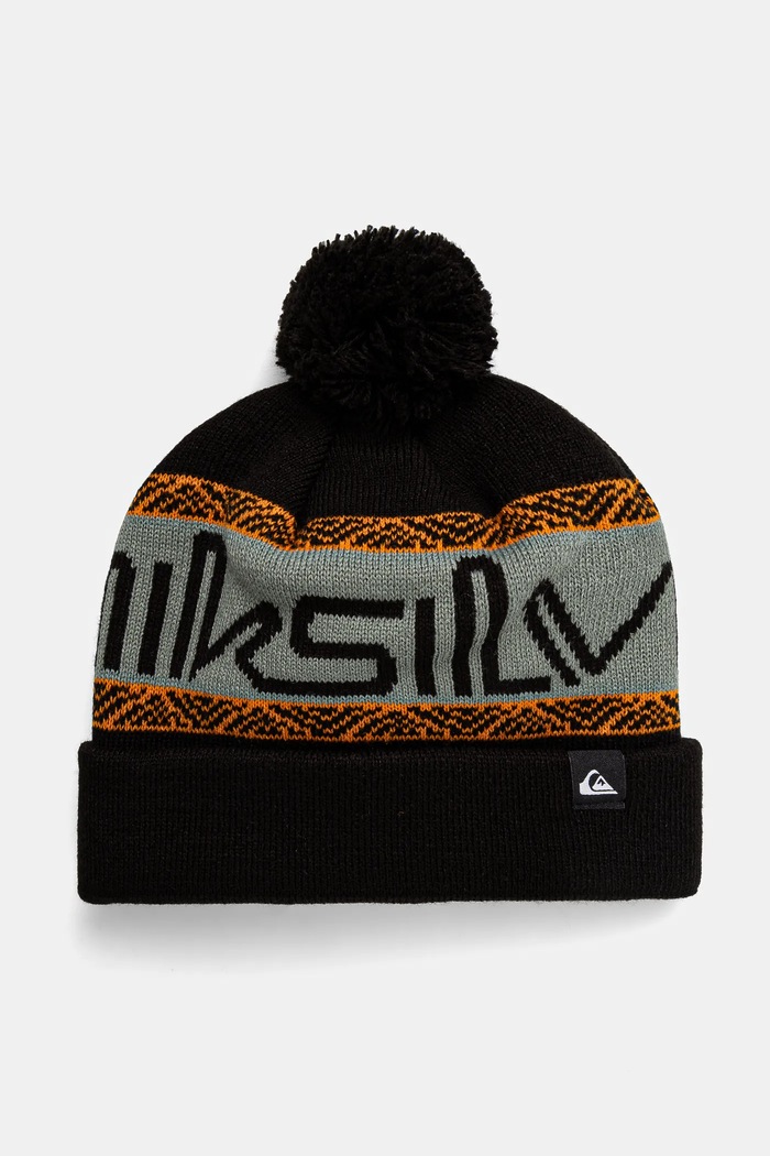 Dětská čepice Quiksilver SUMMIT BEANIE středně silná černá EQBHA03082
