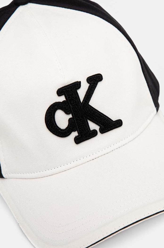 Dětská bavlněná kšiltovka Calvin Klein Jeans IU0IU00661.9BYH černá AW24