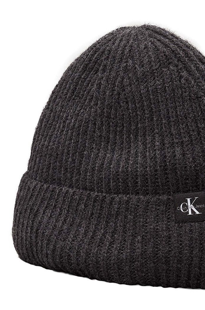 Chlapec Detská čiapka a šál Calvin Klein Jeans IU0IU00638.9BYH čierna