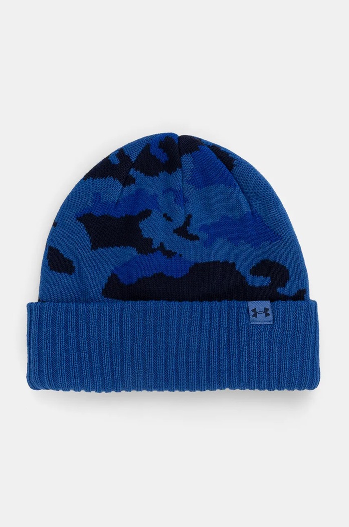 Under Armour caciula si manusi copii B Beanie 1386641 albastru AW24