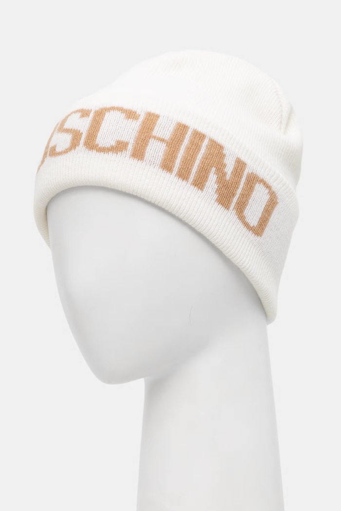Moschino kapa ženska z dodatkom volne M5672.60102 bež AW25