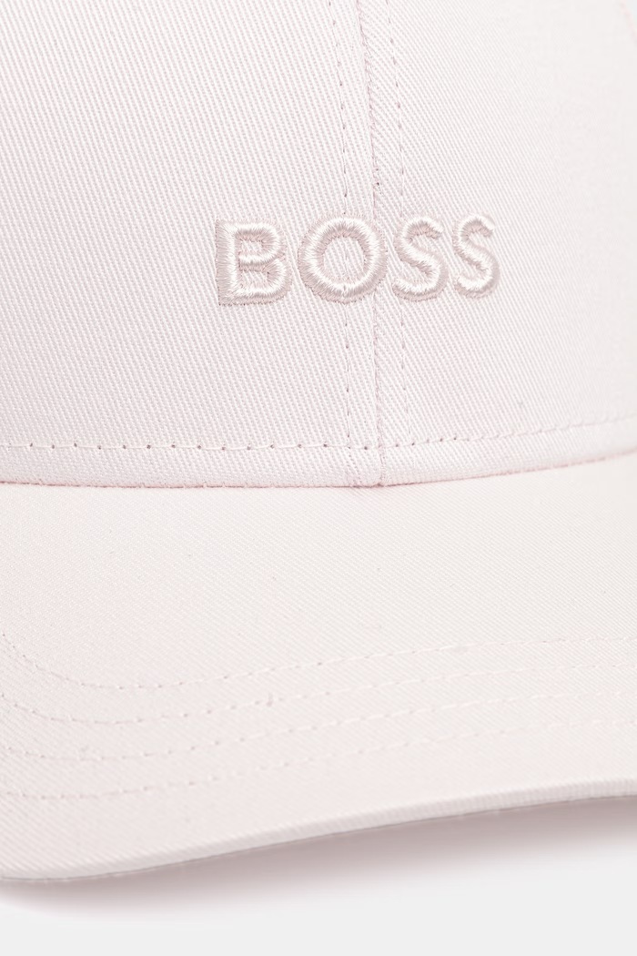 BOSS Čiapka so šiltom dámska bavlnená Ari 50519889 ružová AA00