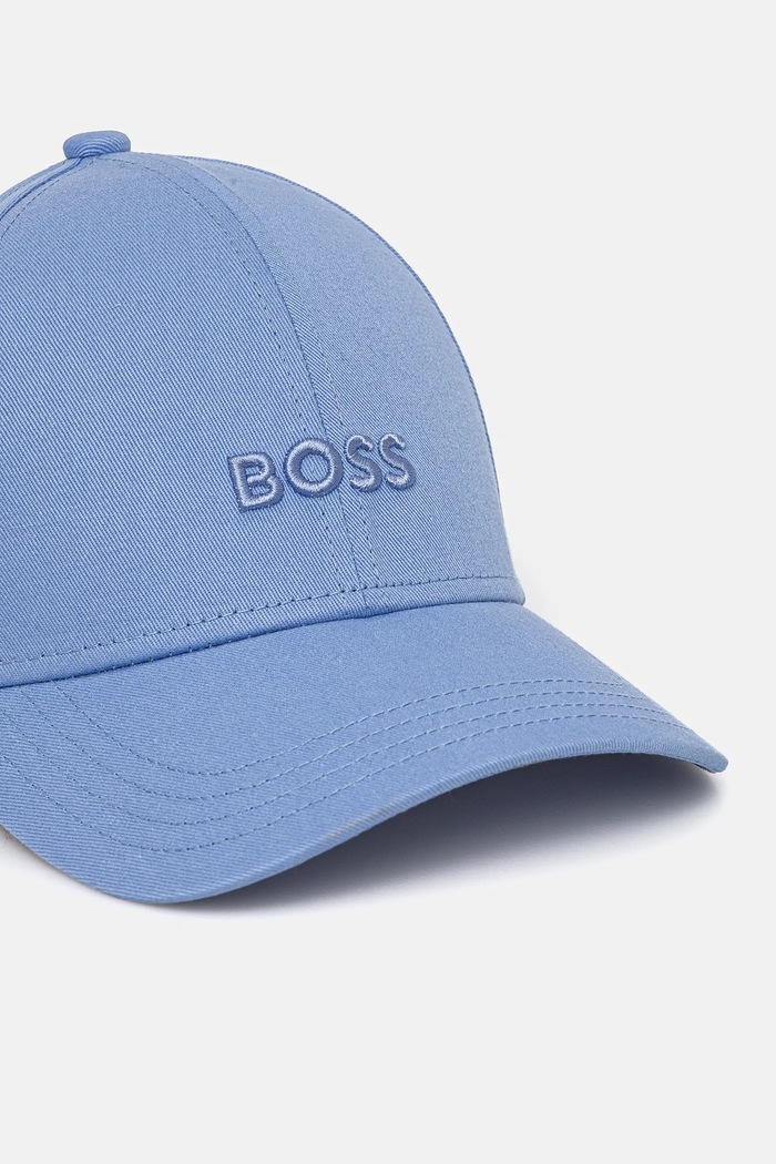 BOSS καπέλο με γείσο Γυναικείο βαμβακερό Ari 50519889 μπλε AA00