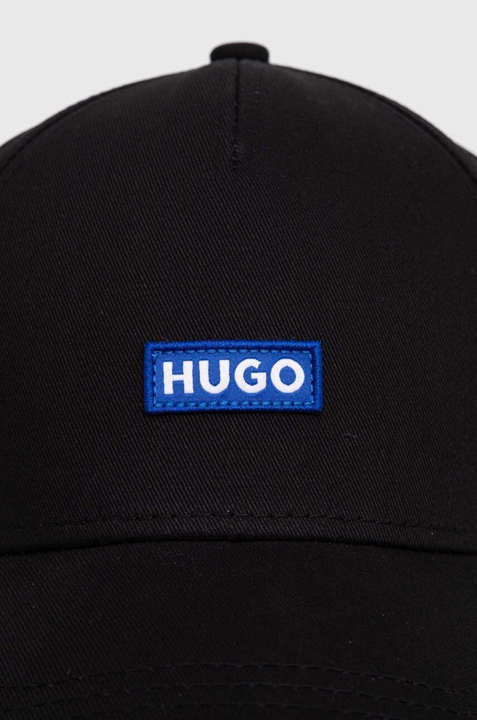 HUGO Blue șapcă de baseball din bumbac Alyce 50522023 negru SS26
