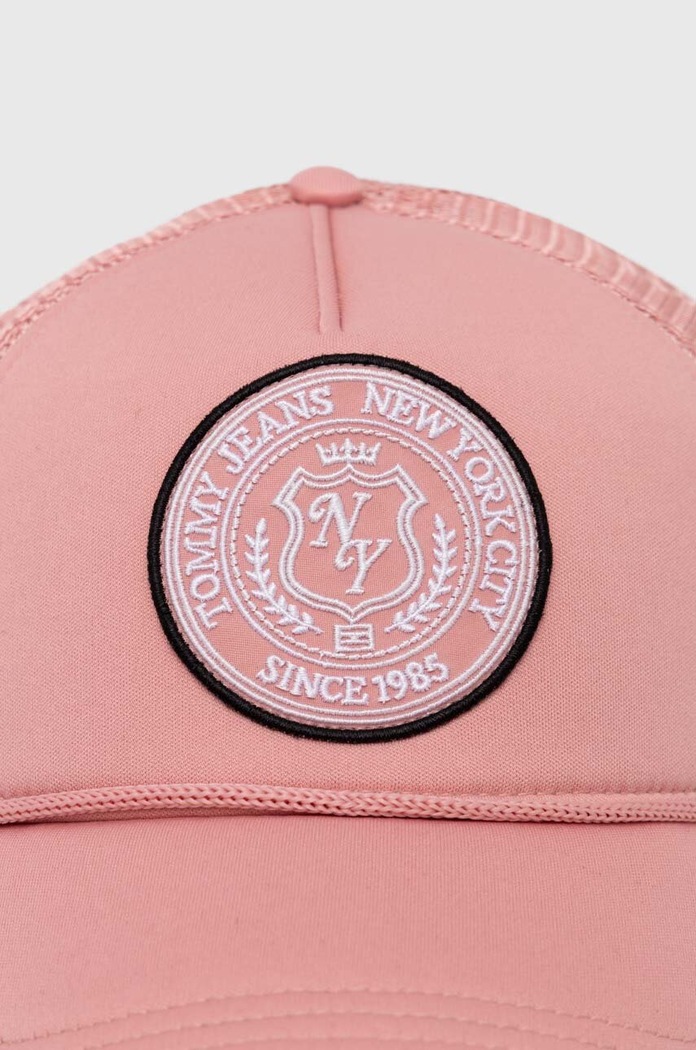Tommy Jeans Czapka z daszkiem AW0AW16800 różowy AW24