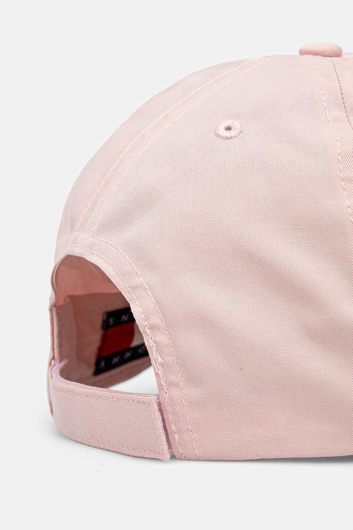 Doplňky Bavlněná baseballová čepice Tommy Jeans AW0AW16868 růžová