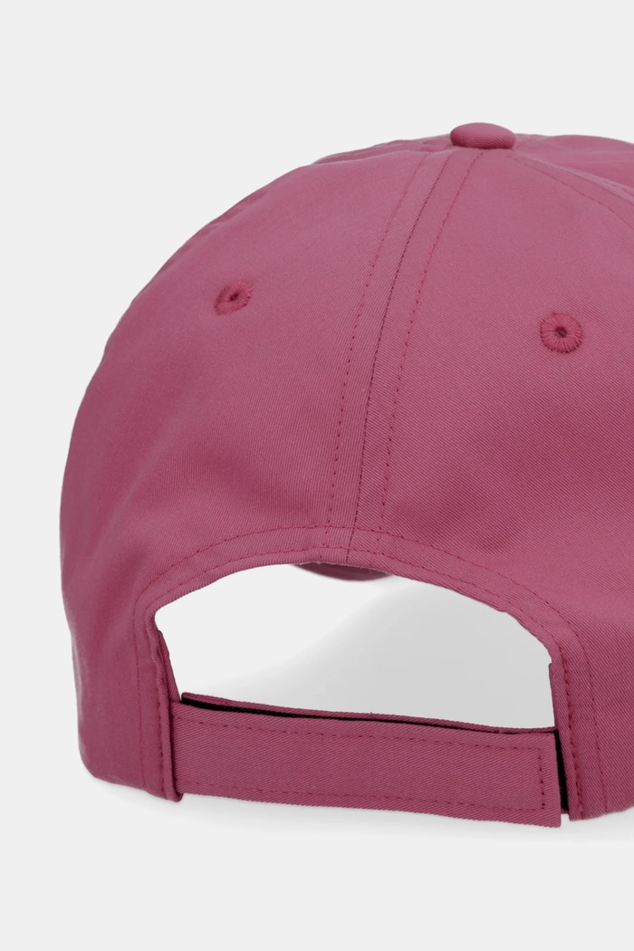 Akcesoria Tommy Jeans czapka z daszkiem bawełniana AW0AW16868 różowy