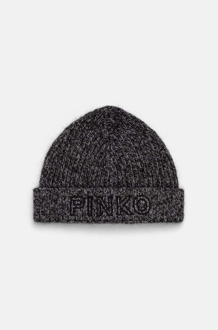 Vlněná čepice Pinko vlna šedá 104113.A247