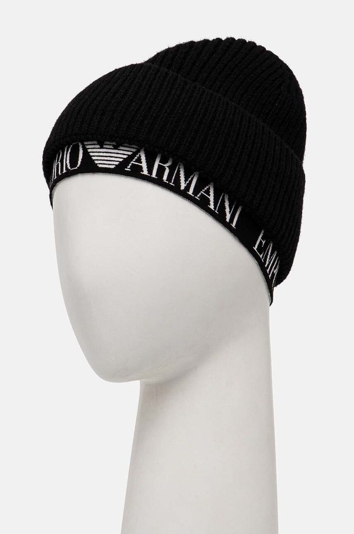 Kapa Emporio Armani 637350.4F519 crna AW24