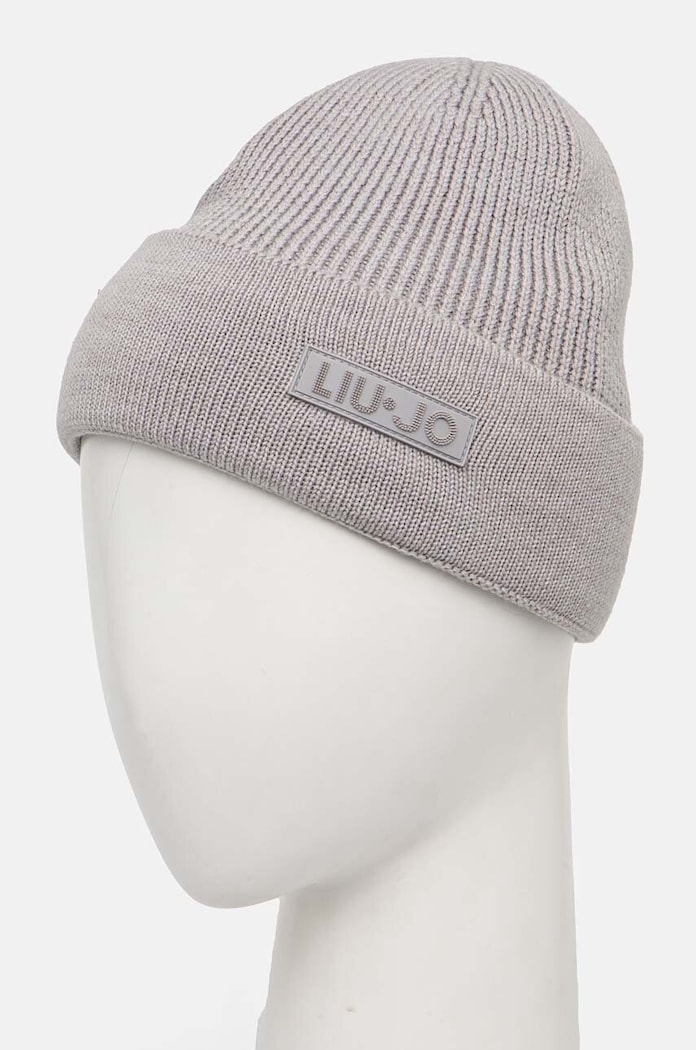 Μάλλινο σκουφί Liu Jo 2F4055.M0300 γκρί AW24