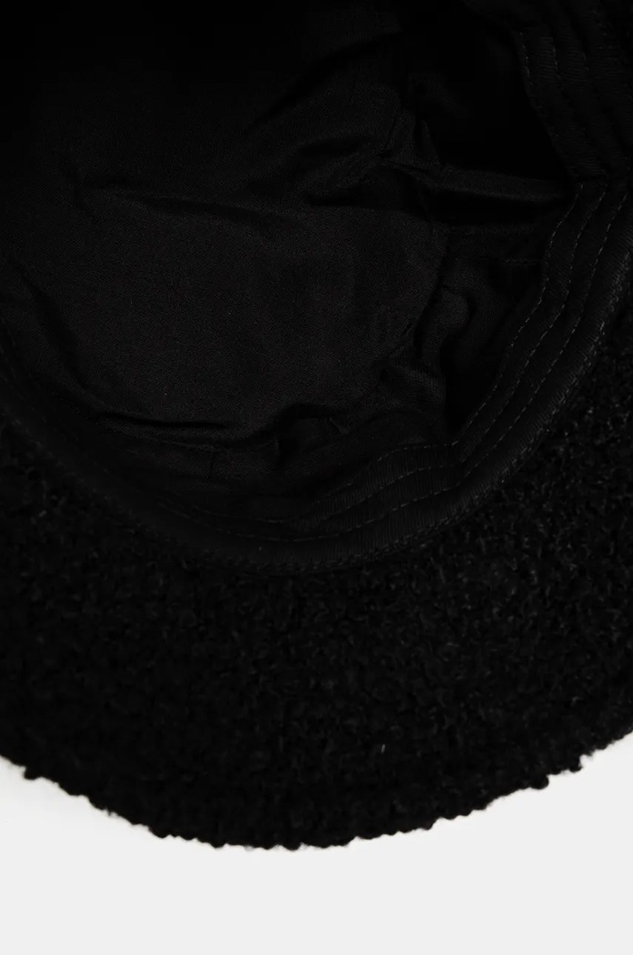 Versace Jeans Couture kapelusz z domieszką wełny 77HAZK07.ZSB12 czarny