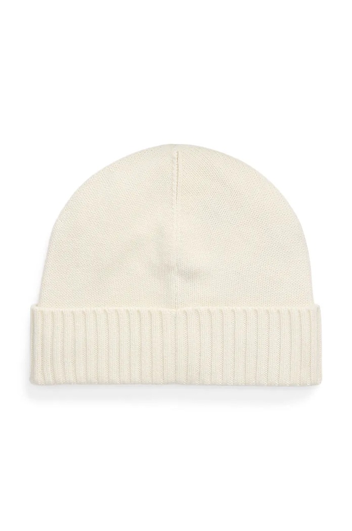 Шапка с вълна Lauren Ralph Lauren 454960057 бежов AW24