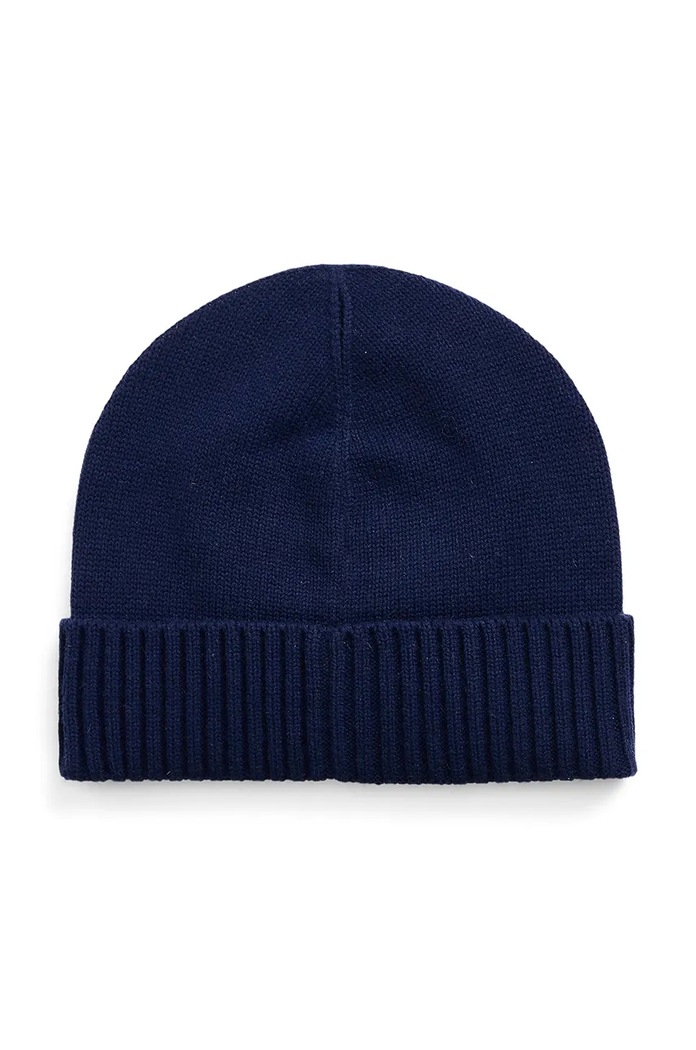 Kapa s dodatkom vune Lauren Ralph Lauren 454960057 mornarsko plava AW24