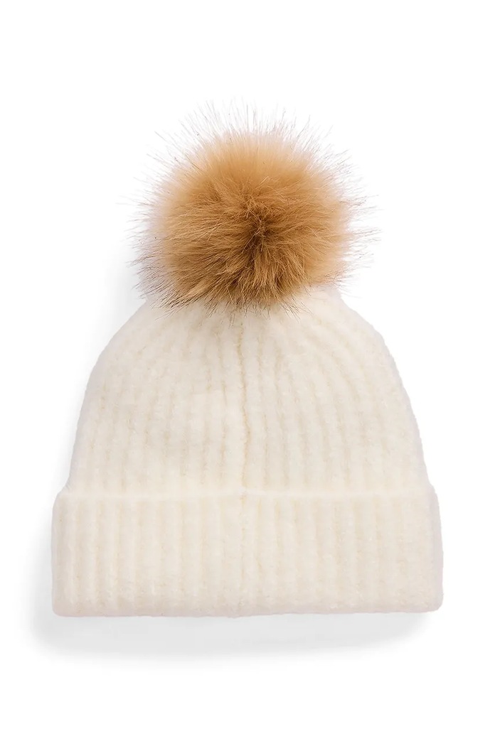 Čiapka s prímesou vlny Lauren Ralph Lauren 454960080 béžová AW25