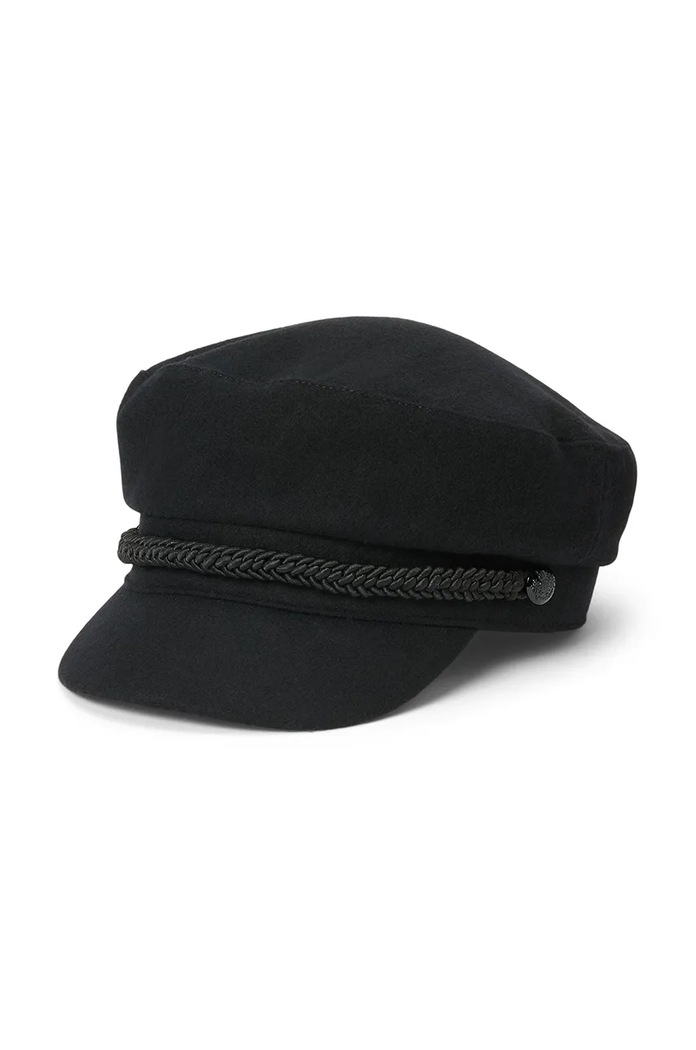 Čepica iz tvida s primesjo volne Lauren Ralph Lauren S primesjo volne črna 454960156