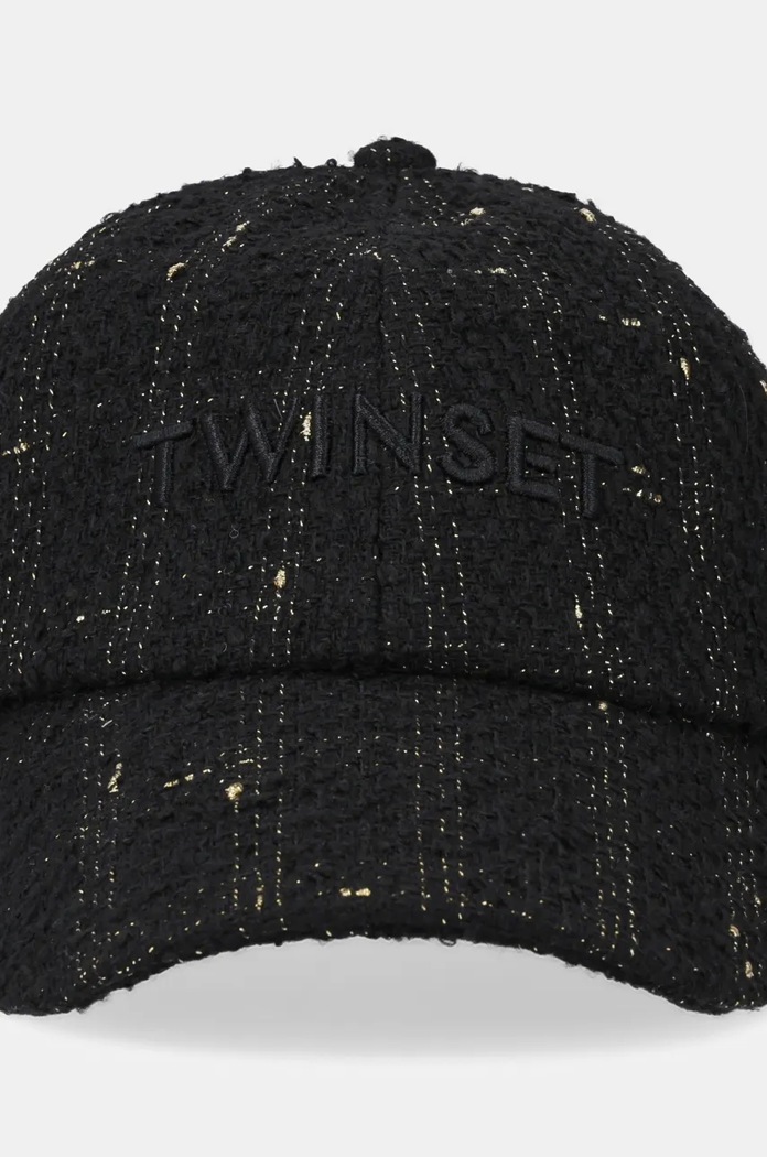 Kšiltovka Twinset 242TO5431 černá AW24