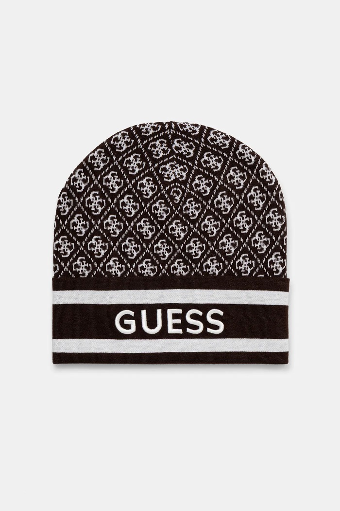 Шапка Guess SEVYN с добавлением шерсти коричневый W4BZ21.Z3JD2