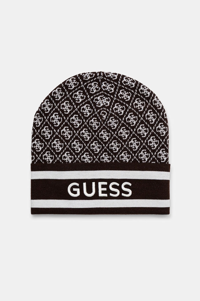 Шапка Guess SEVYN с добавлением шерсти коричневый W4BZ21.Z3JD2