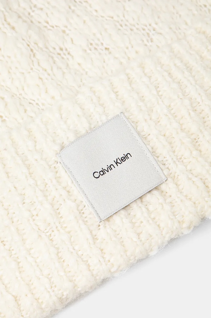 Аксесоари Шапка с вълна Calvin Klein K60K612593 бежов