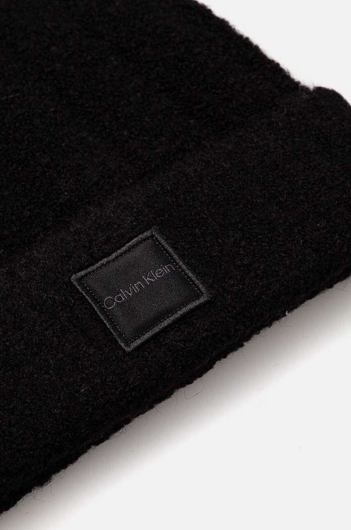 Doplňky Calvin Klein Čepice z vlněné směsi Calvin Klein K60K612596 černá