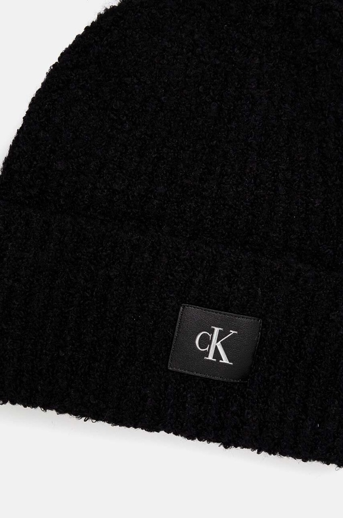 Doplňky Vlněná čepice Calvin Klein Jeans K60K612652 černá
