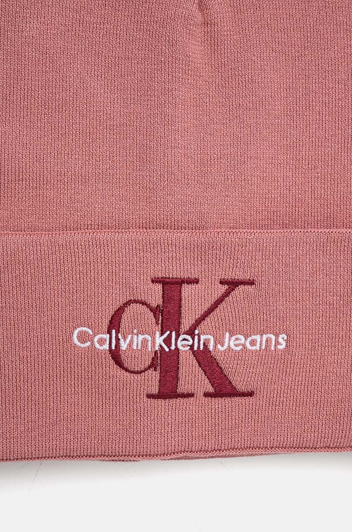 Doplňky Bavlněná čepice Calvin Klein Jeans K60K612668 růžová
