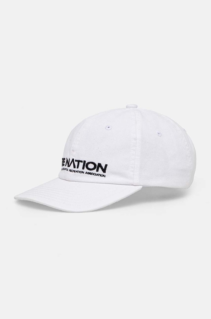 P.E Nation șapcă de baseball din bumbac Homage Cap bumbac alb 243A417