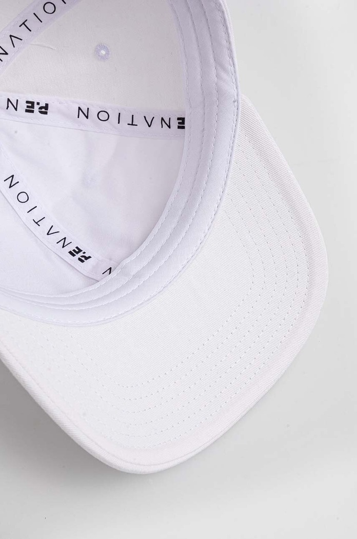 P.E Nation șapcă de baseball din bumbac Homage Cap alb 243A417