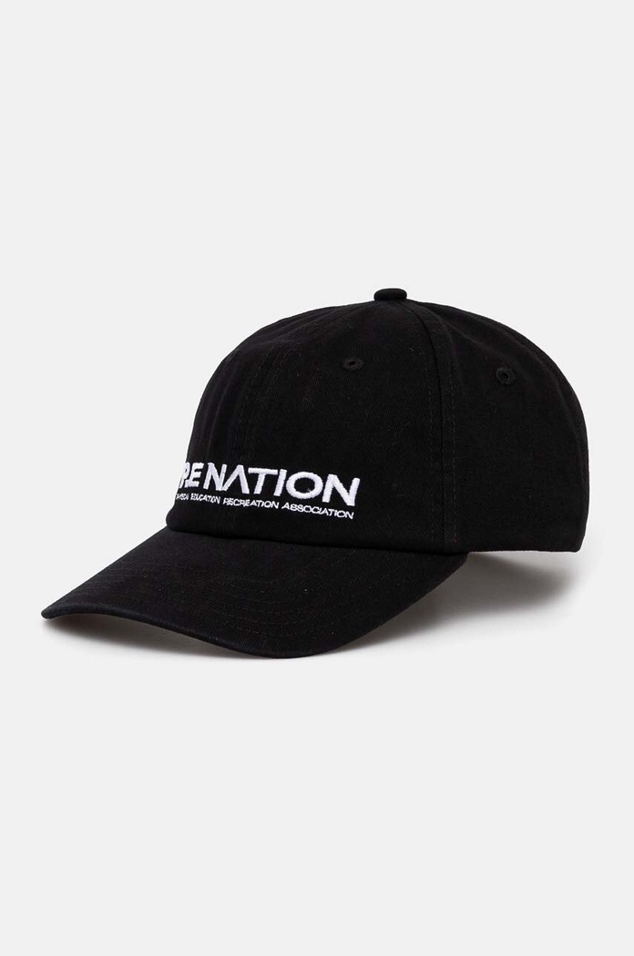P.E Nation czapka z daszkiem bawełniana Homage Cap aplikacja czarny 243A417
