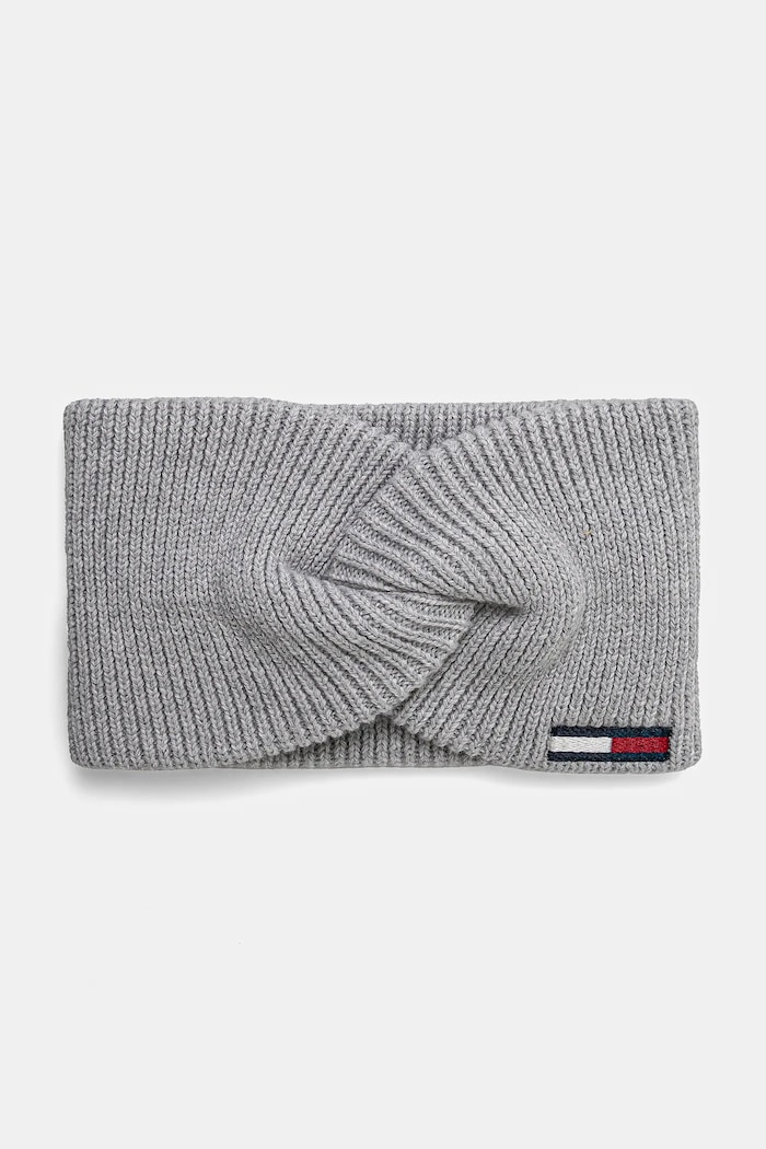 Čelenka Tommy Jeans bavlna šedá AW0AW16776