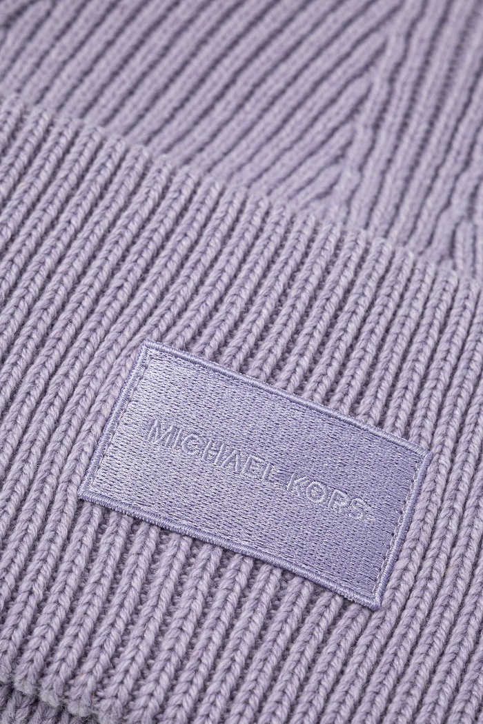 Doplňky Čepice z vlněné směsi MICHAEL Michael Kors 539817 fialová