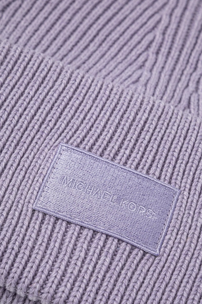 Doplňky Čepice z vlněné směsi MICHAEL Michael Kors 539817 fialová